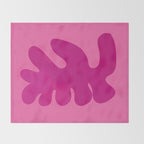 animal minimal Throw Blanket Gallery Image 2