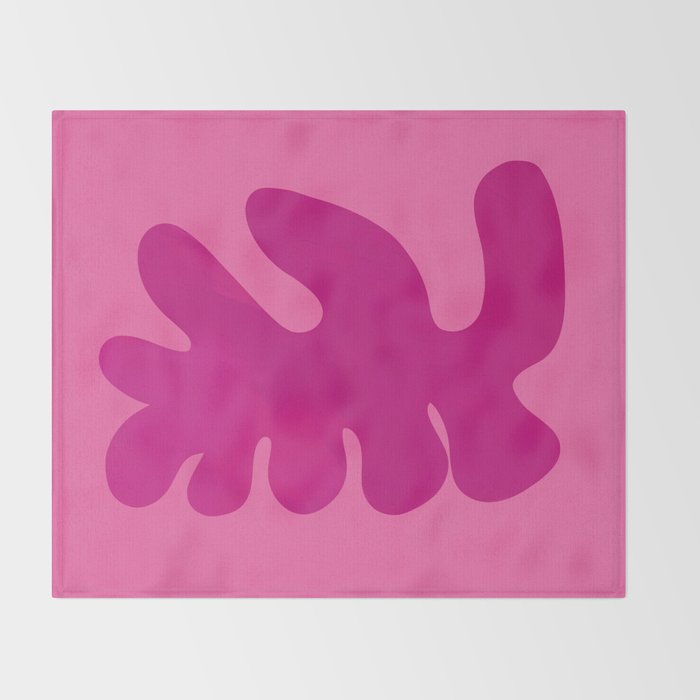 animal minimal Throw Blanket Gallery Image 2