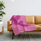 animal minimal Throw Blanket Gallery Image 1