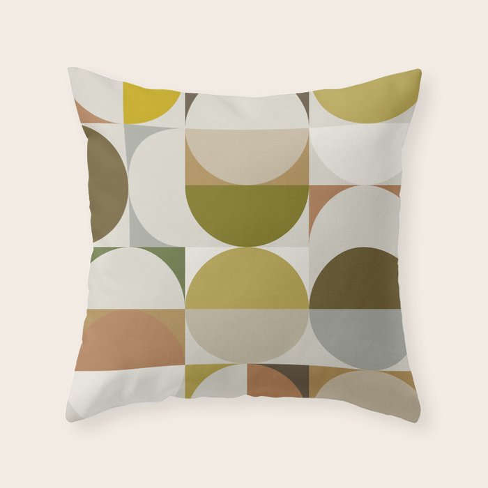 Mid Century 09A Throw Pillow Gallery Image 6