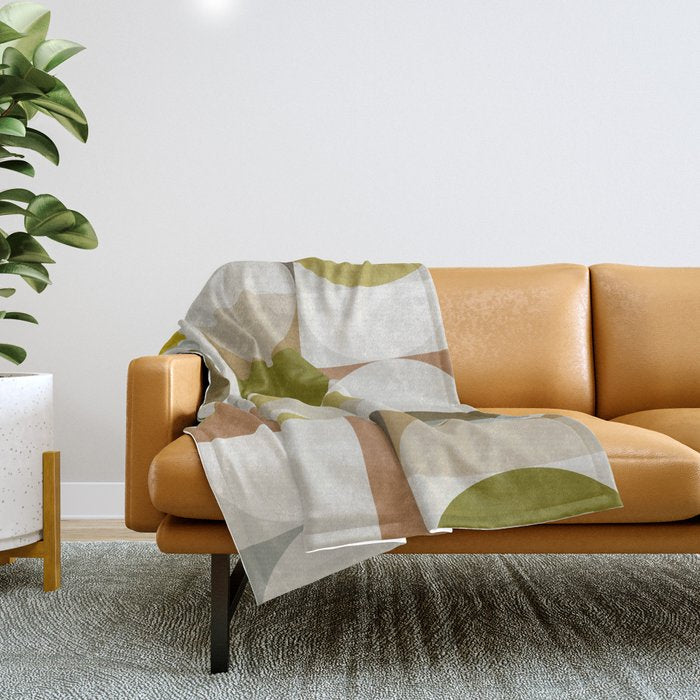 Mid Century 09A Throw Blanket Gallery Image 1