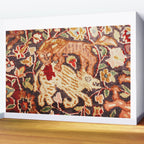 Antique Persian Animal Rug Print Wall Mural Gallery Image 2
