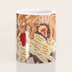 Antique Persian Animal Rug Print Coffee Mug Gallery Image 4