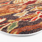Antique Persian Animal Rug Print Bath Mat Gallery Image 3