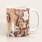 Antique Persian Animal Rug Print Coffee Mug Gallery Image 1