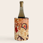Antique Persian Animal Rug Print Wine Chiller Gallery Image 1