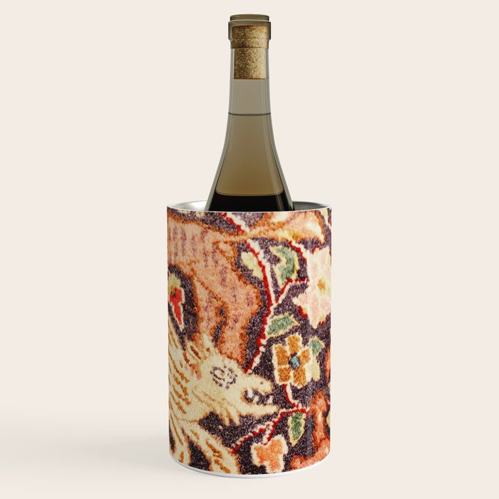 Antique Persian Animal Rug Print Wine Chiller Gallery Image 3