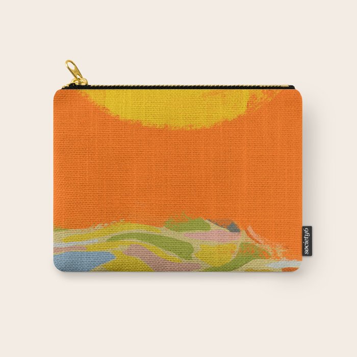 sun hills abstract landscape Carry All Pouch Gallery Image 1