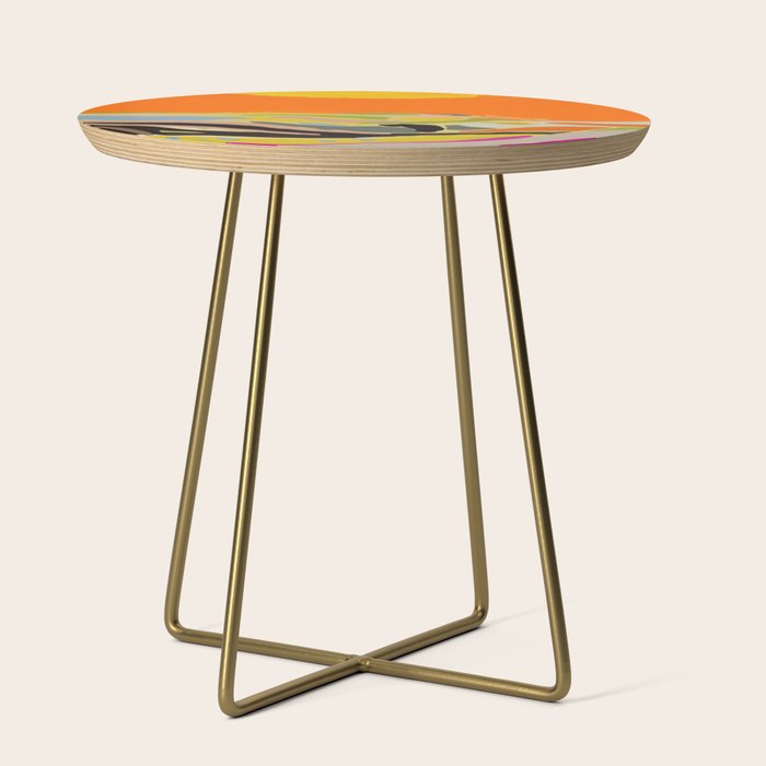 sun hills abstract landscape Side Table Gallery Image 1
