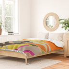 sun hills abstract landscape Duvet Cover Gallery Image 2