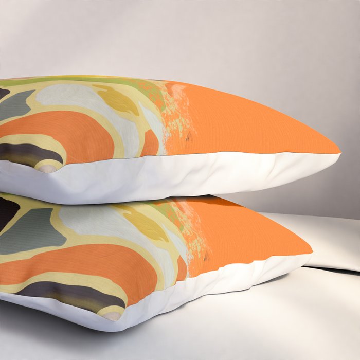 sun hills abstract landscape Pillow Sham Gallery Image 3