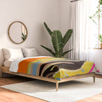 sun hills abstract landscape Comforter Gallery Image 2
