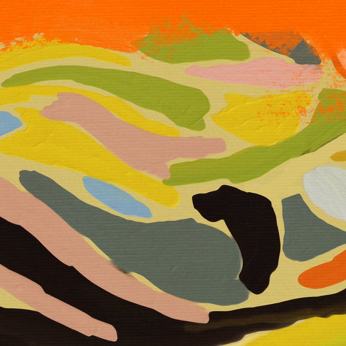 sun hills abstract landscape Coffee Mug Gallery Image 2