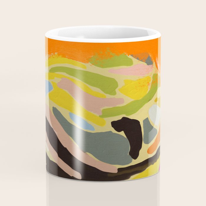 sun hills abstract landscape Coffee Mug Gallery Image 4