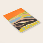 sun hills abstract landscape Notebook Gallery Image 3