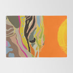 sun hills abstract landscape Rug Gallery Image 2
