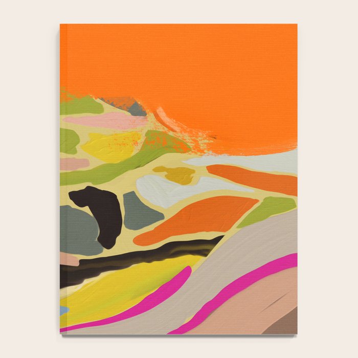 sun hills abstract landscape Notebook Gallery Image 4