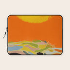 sun hills abstract landscape Laptop Sleeve Gallery Image 1