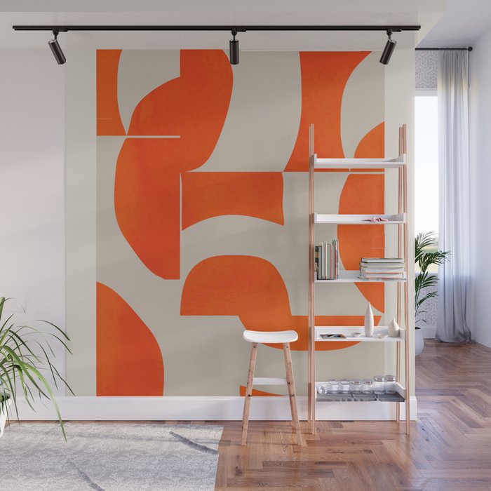 Minimal Geometric Shapes 225 Wall Mural Gallery Image 1
