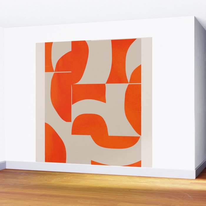 Minimal Geometric Shapes 225 Wall Mural Gallery Image 2