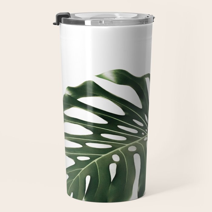 Minimalist Monstera Travel Mug Gallery Image 3