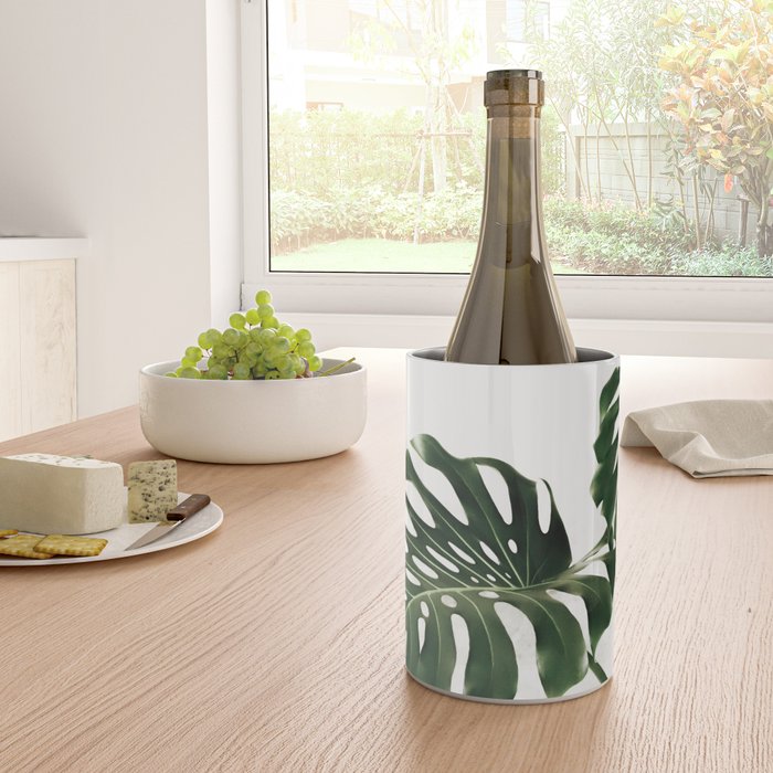 Minimalist Monstera Wine Chiller Gallery Image 4