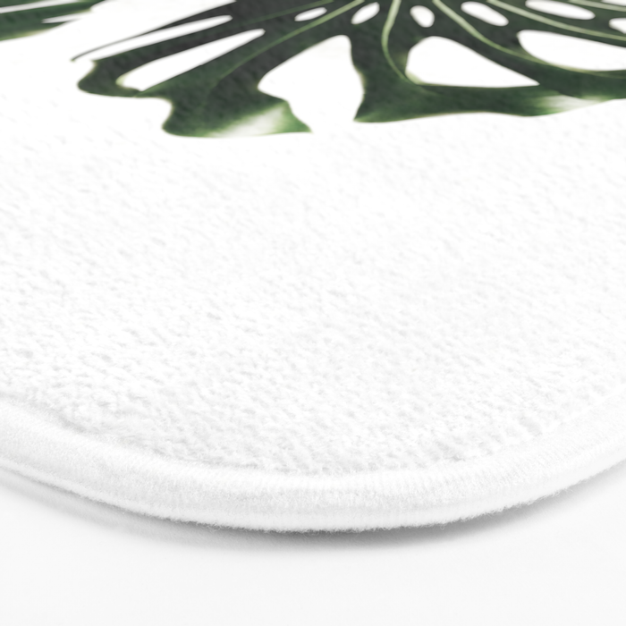 Minimalist Monstera Bath Mat Gallery Image 3