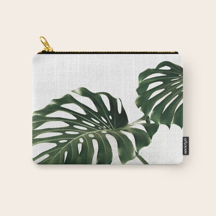 Minimalist Monstera Carry All Pouch Gallery Image 1