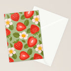 Strawberry Pattern - Amalfi Coast Cocktails Stationery Card Gallery Image 2