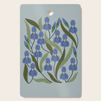 Blue Iris Cutting Board Gallery Image 1