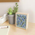 Blue Iris Mini Art Print Gallery Image 2