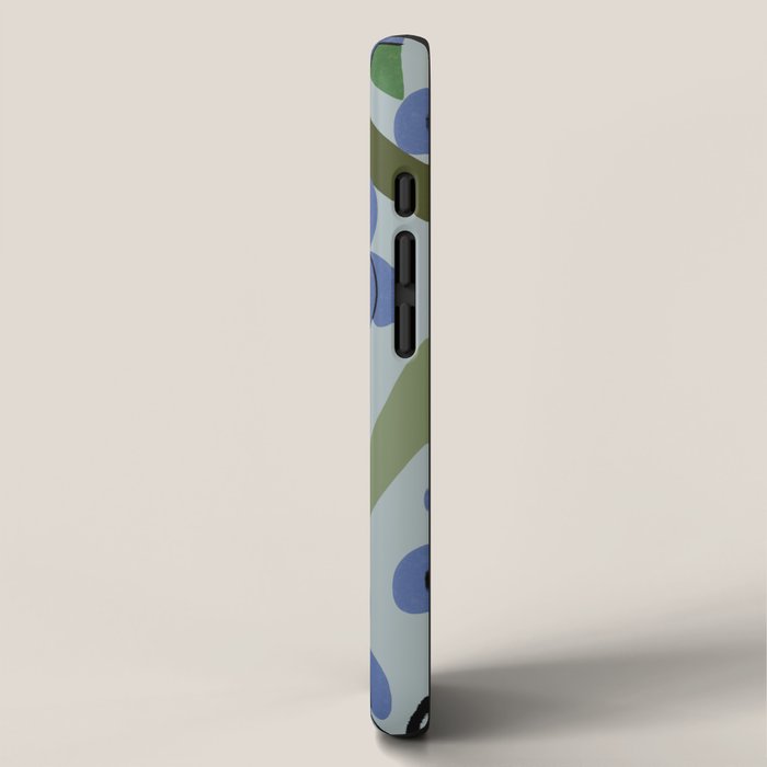 Blue Iris iPhone Case Gallery Image 2