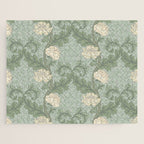 Vintage Floral Arts and Crafts Style Jigsaw Puzzle Gallery Image 1