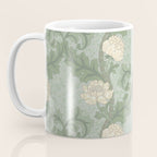 Vintage Floral Arts and Crafts Style Coffee Mug Gallery Image 3