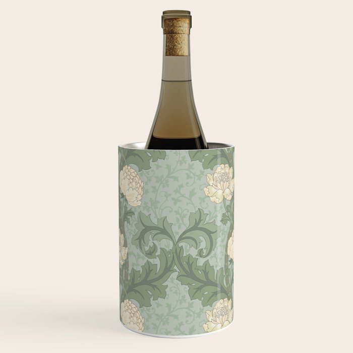 Vintage Floral Arts and Crafts Style Wine Chiller Gallery Image 1