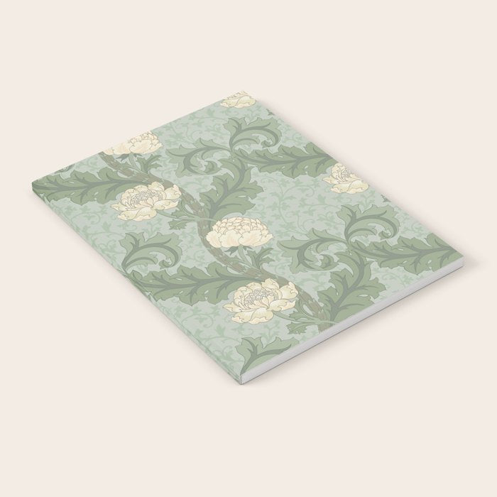 Vintage Floral Arts and Crafts Style Notebook Gallery Image 2