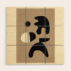 Shape Movement Geometry 04 Wood Wall Art Gallery Image 1