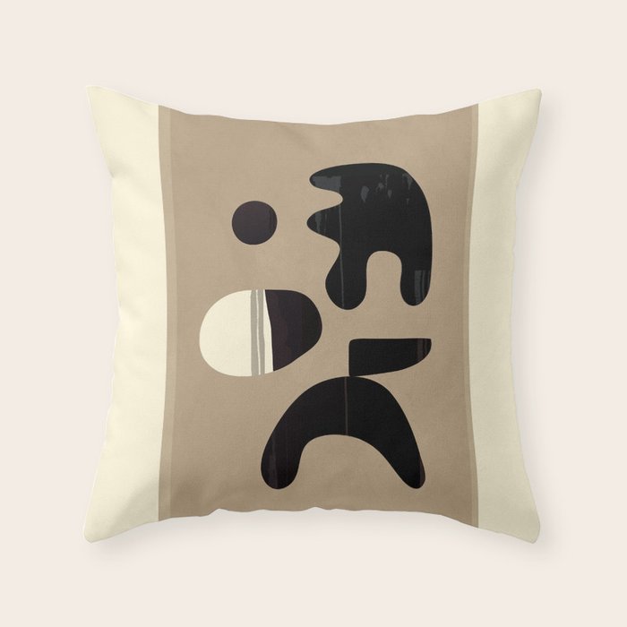 Shape Movement Geometry 04 Throw Pillow Gallery Image 6
