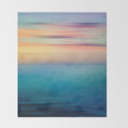 Abstract Seascape Throw Blanket Gallery Image 2