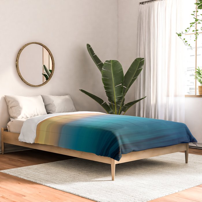 Abstract Seascape Comforter Gallery Image 2