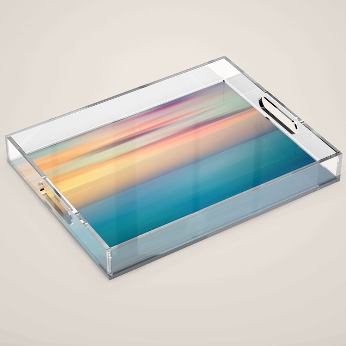 Abstract Seascape Acrylic Tray Gallery Image 1