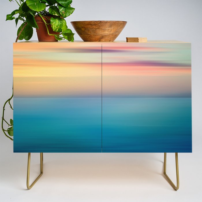 Abstract Seascape Credenza Gallery Image 1