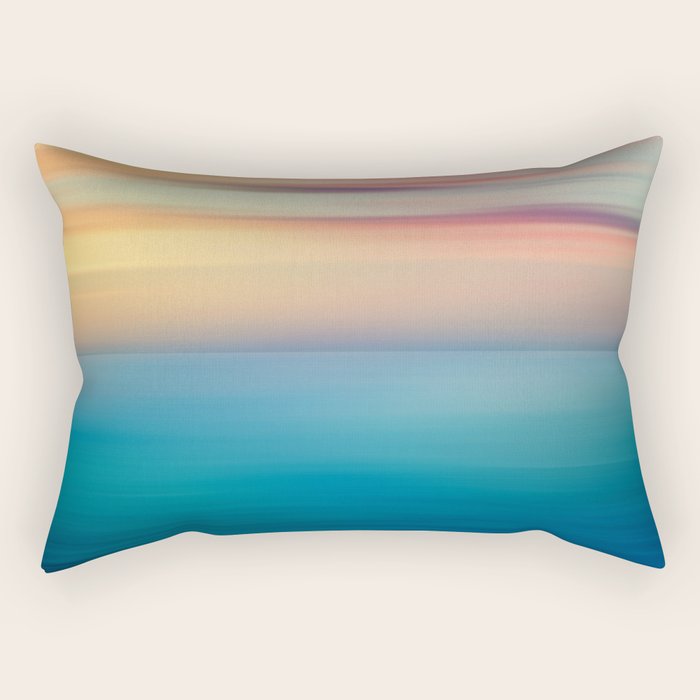 Abstract Seascape Rectangular Pillow Gallery Image 2