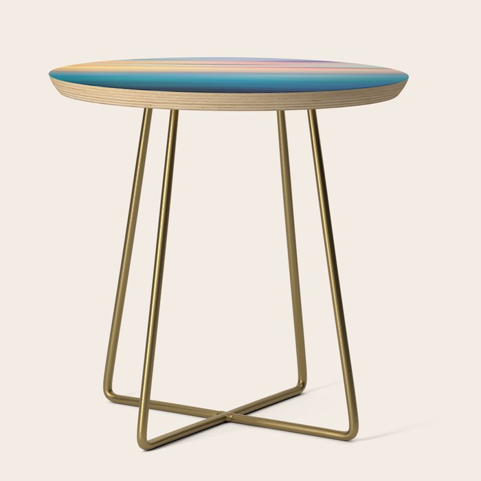 Abstract Seascape Side Table Gallery Image 1