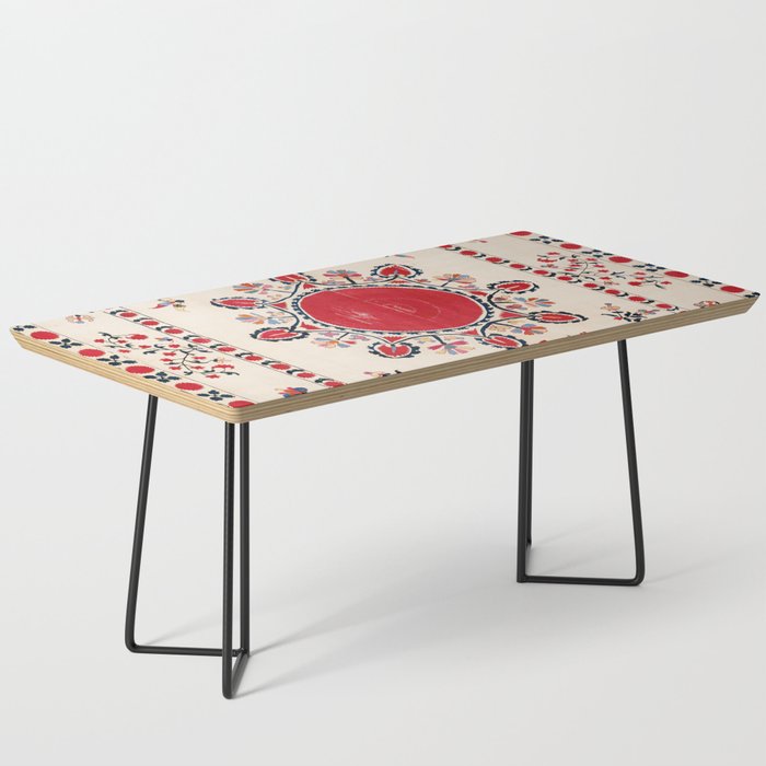 Tashkent Suzani Kokand Uzbekistan Embroidery Print Coffee Table Gallery Image 1