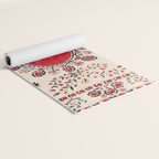 Tashkent Suzani Kokand Uzbekistan Embroidery Print Yoga Mat Gallery Image 2