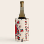 Tashkent Suzani Kokand Uzbekistan Embroidery Print Wine Chiller Gallery Image 3