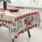 Tashkent Suzani Kokand Uzbekistan Embroidery Print Tablecloth Gallery Image 3