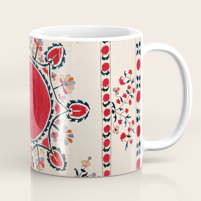 Tashkent Suzani Kokand Uzbekistan Embroidery Print Coffee Mug Gallery Image 1