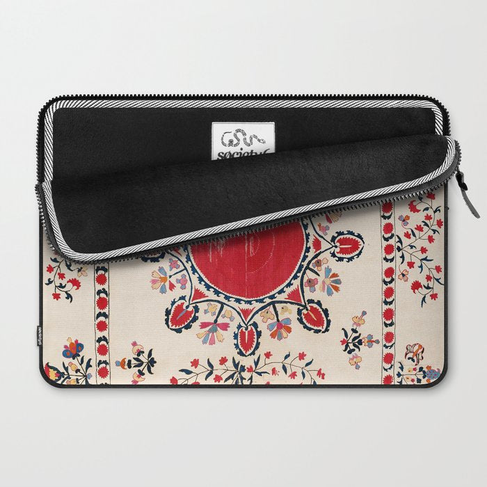 Tashkent Suzani Kokand Uzbekistan Embroidery Print Laptop Sleeve Gallery Image 2